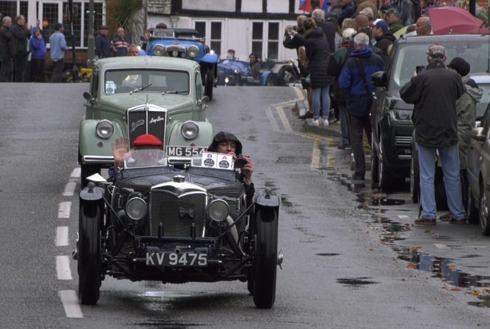 Tim Ely in his Riley