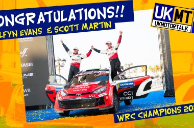 Elfyn Evans and Scott Martin WRC Champions 2026